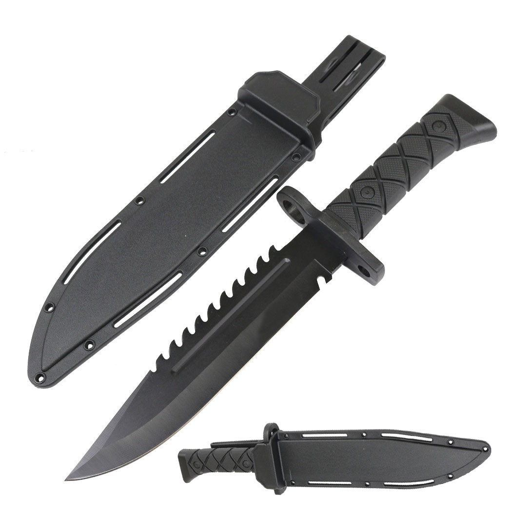 14.5" Military Style Fixed Blade Tactical Hunting Knife