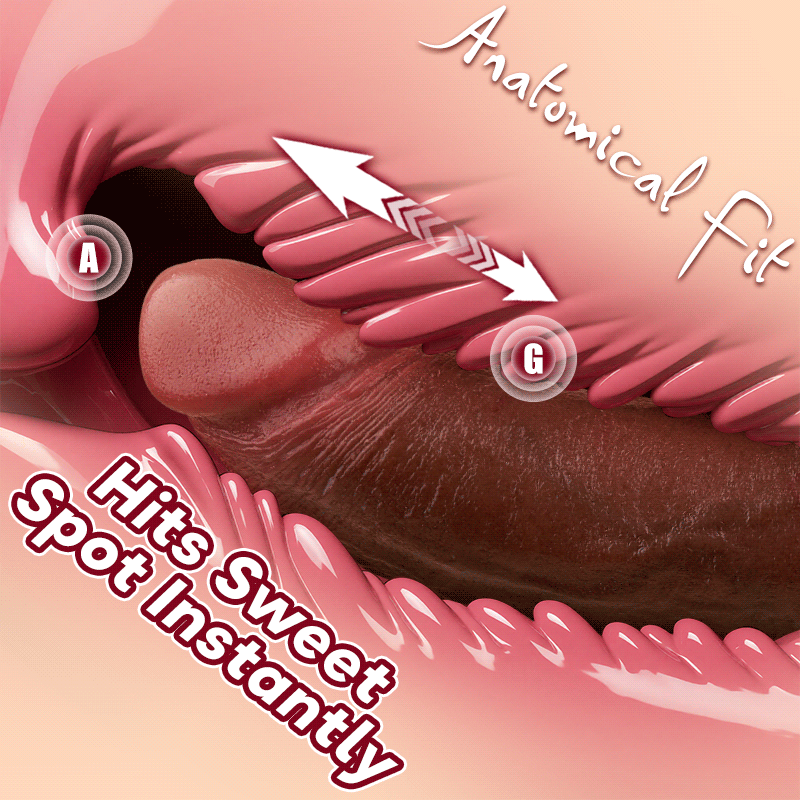 Aiden - Heating Realistic Thrusting Dildo With Curved Tips For Precise Experience