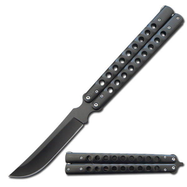 Demonic Balisong Butterfly Knife 6.25" Closed in Length - TOPHATTER'S ARMORY DEALS