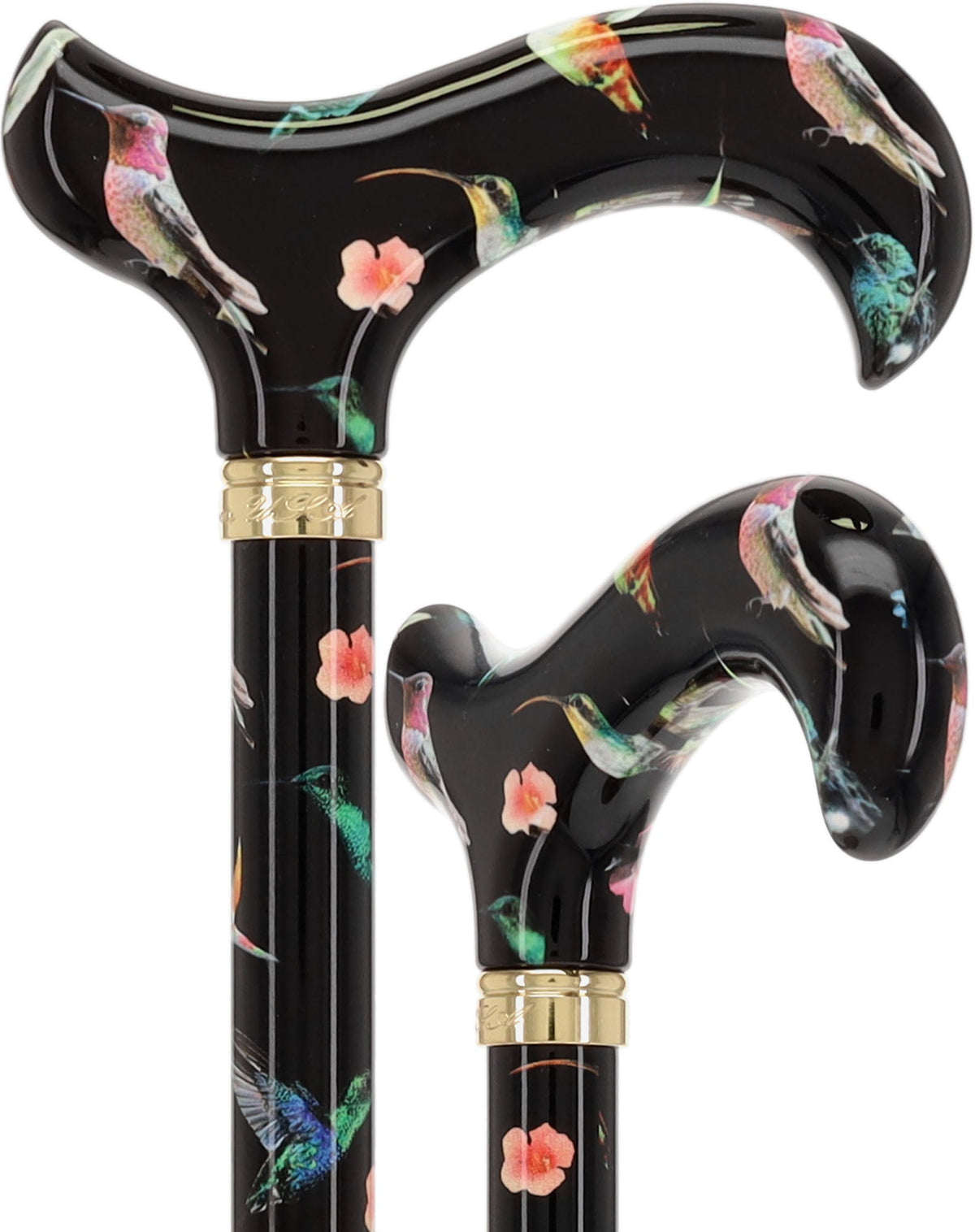 HD Pattern Designer Cane - Matching Handle & Shaft - Durable Adjustable Aluminum