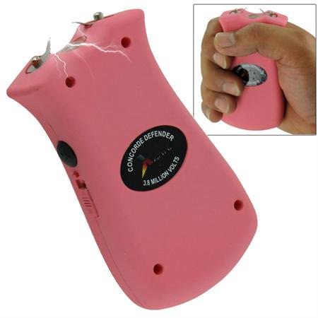 Concorde Defender 3.8 Million Volt Stun Gun Pink - TOPHATTER'S ARMORY DEALS
