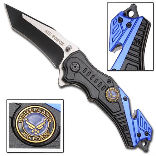 Spring Assist - Legal Auto Knife - Military US Air Force Rescue - TOPHATTER'S ARMORY DEALS