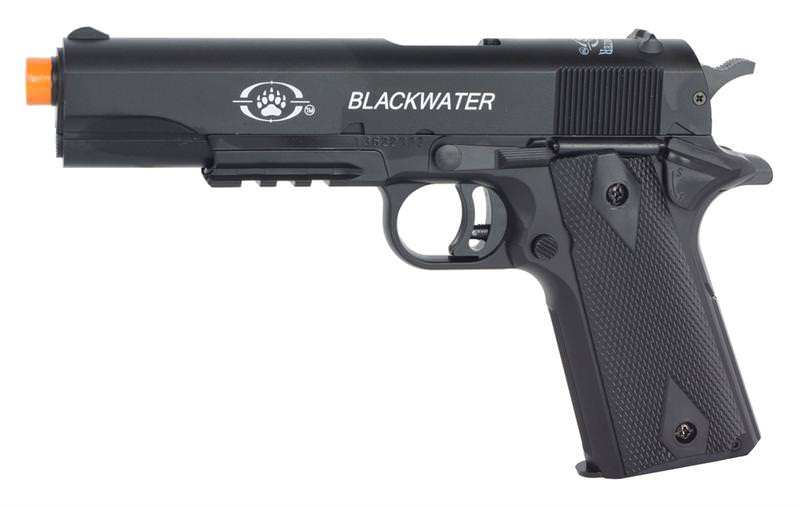 Blackwater Metal Slide SIG 1911 Spring Airsoft Metal Slide Hand Gun FPS-328