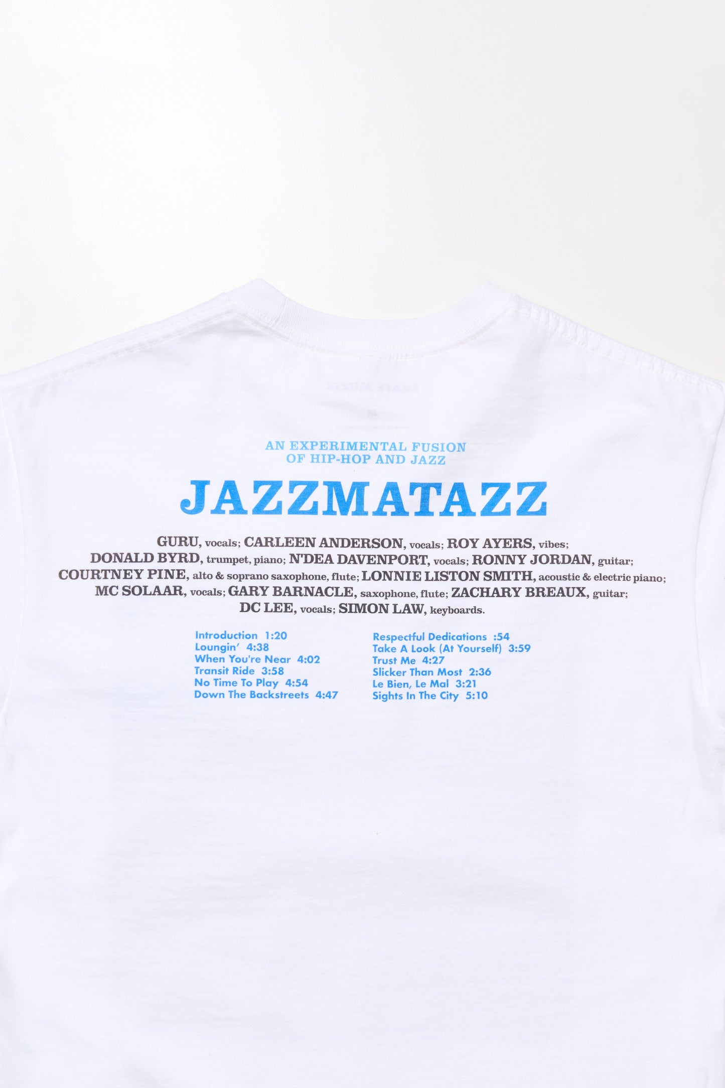Skate Muzik Jazzmatazz Vol. 1 Tee White