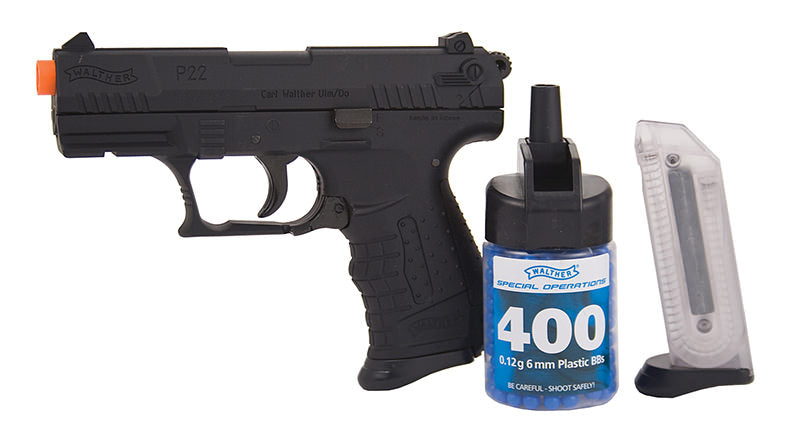 Walther Spring P22 Airsoft Pistol With Extra Magazine FPS-260 - TOPHATTER'S ARMORY DEALS