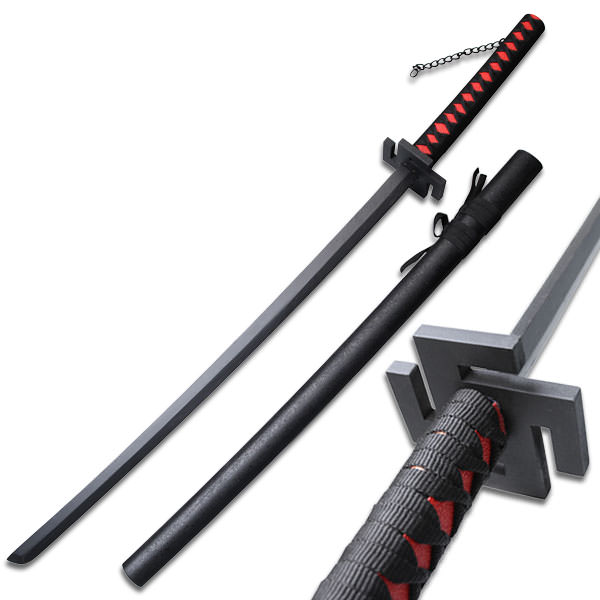 Japanese Anime Ichigo Bankai Wooden Costume Cosplay Sword