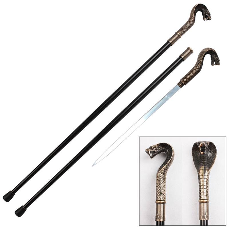 King Cobra Strike Snake Cane Sword