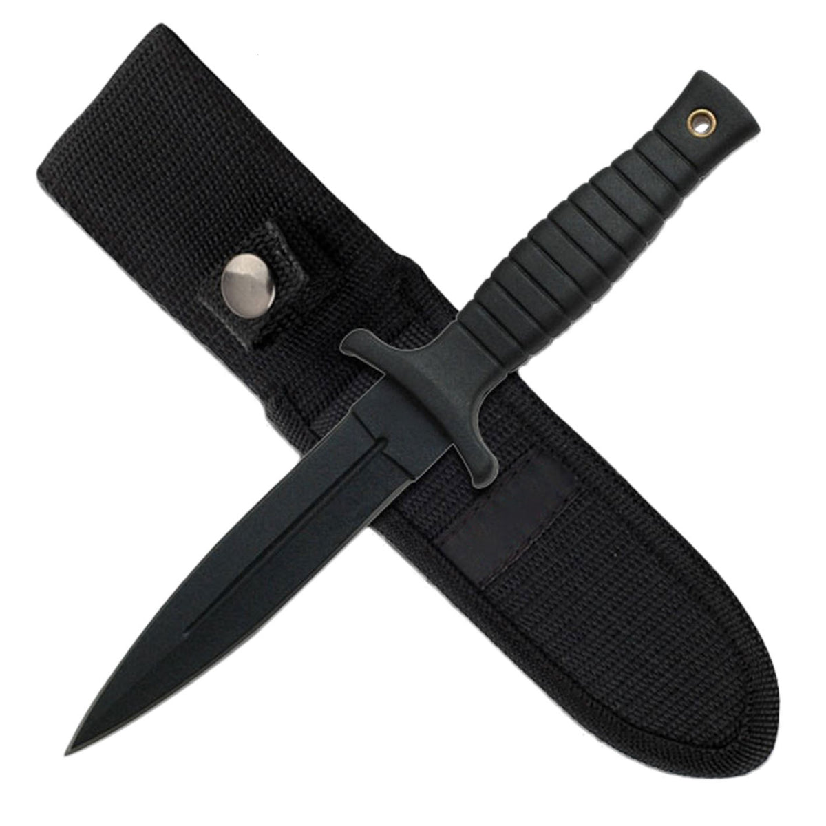 Black Ops Dual Double Edged Dagger Fixed Blade Boot Knife - TOPHATTER'S ARMORY DEALS