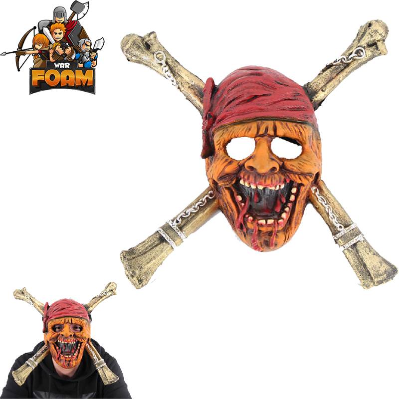 Undead Pirate Skull CrossBones Mask For Cosplay Halloween Masquerade - TOPHATTER'S ARMORY DEALS