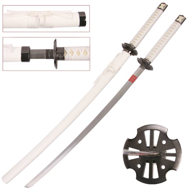 White Storm Ninja Katana Sword - TOPHATTER'S ARMORY DEALS