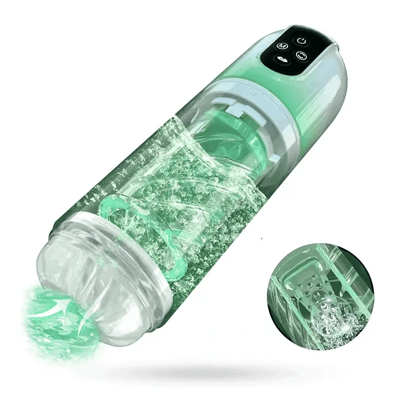 Summer New Rotating Tongue Water SPA Automatic Male Masturbator - Male Masturbator product image for intimate wellness and pe