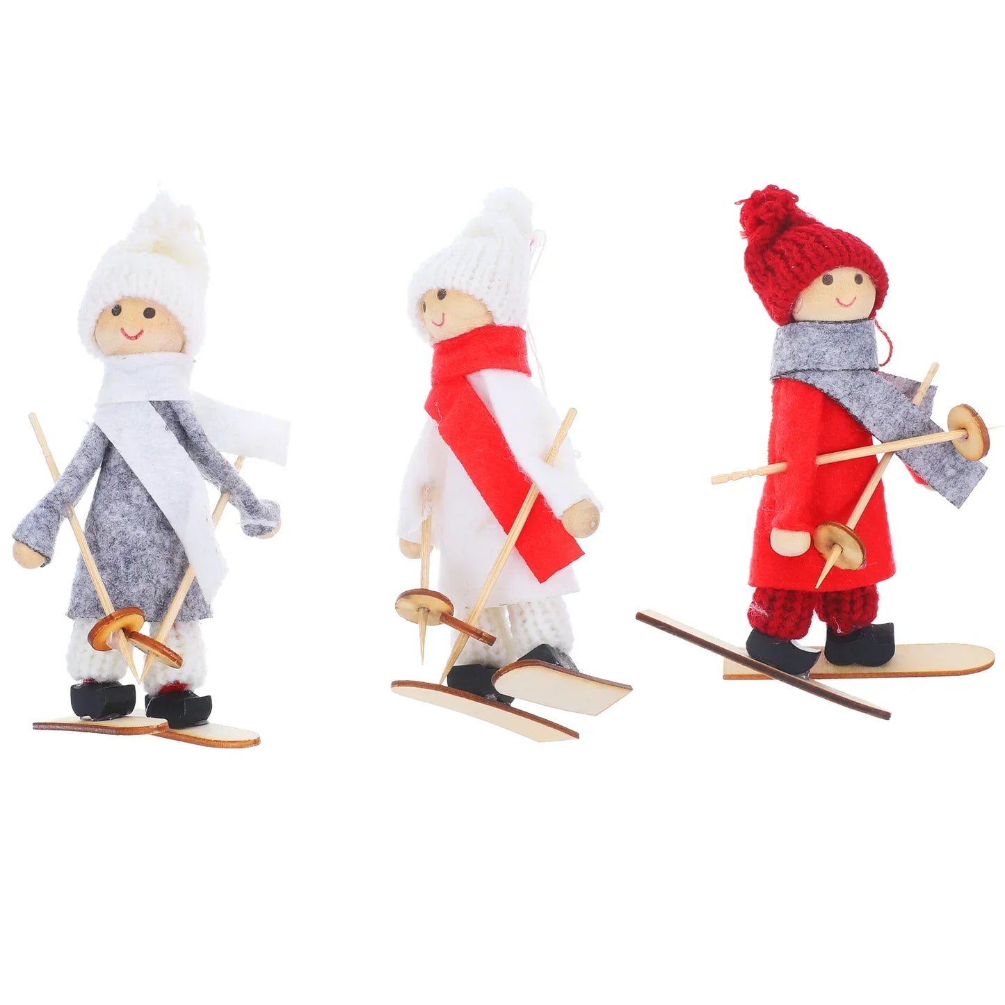 Christmas Snowman Ornament Set - 6pcs