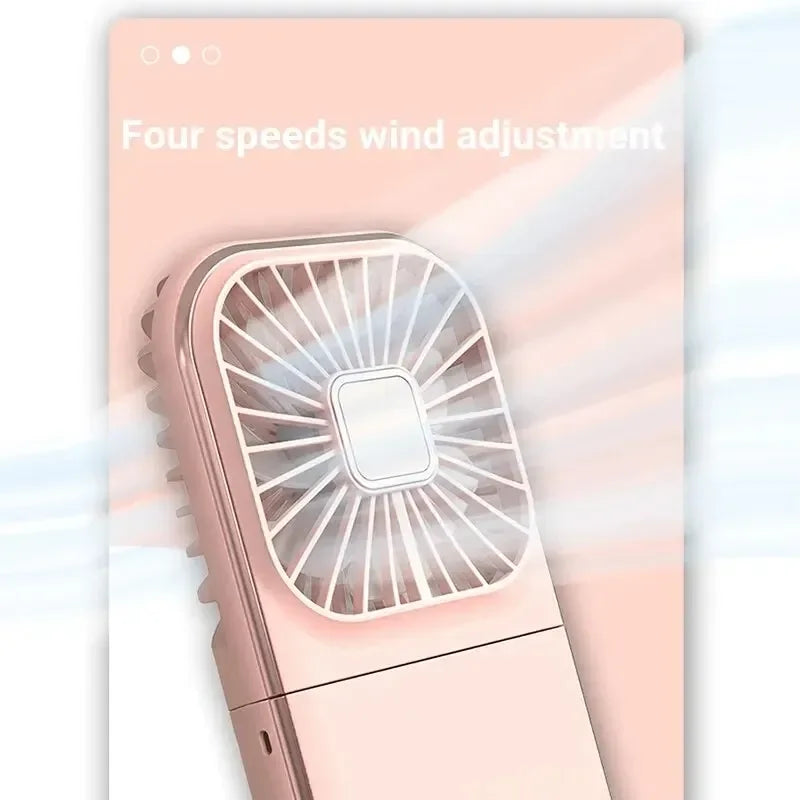 Rechargeable Neck Fan Handheld USB