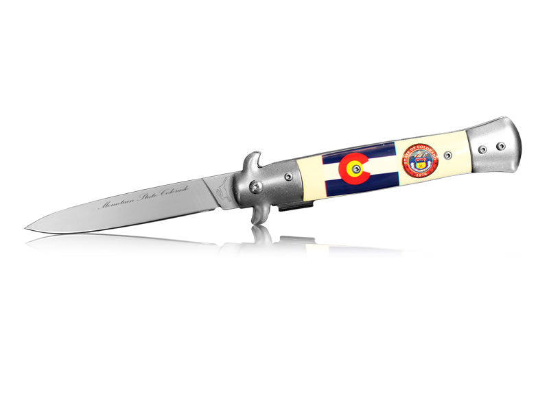 Pocket Knife Stilleto Colorado Spring Assisted Knife - TOPHATTER'S ARMORY DEALS