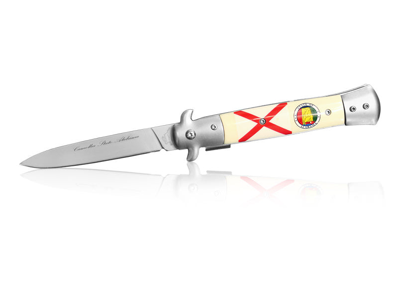 Pocket Knife Stilleto Alabama Spring Assisted Knife