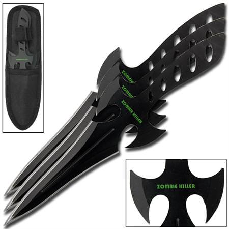 Vicious Zombie Killer 3 Piece Throwing Knife Set - TOPHATTER'S ARMORY DEALS