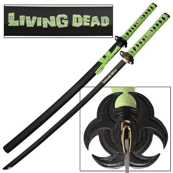 Zombie Hunter Undead Apocalypse Katana Samurai Sword - TOPHATTER'S ARMORY DEALS