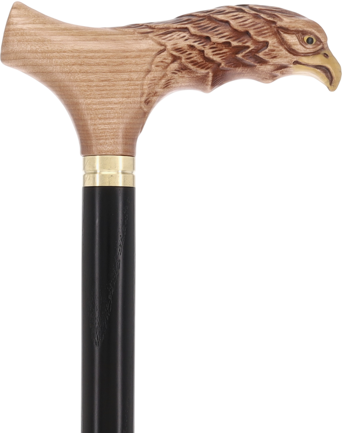 Bald Eagle US Patriotic Walking Cane | Hand-Carved Ash Wood by GC-Artis