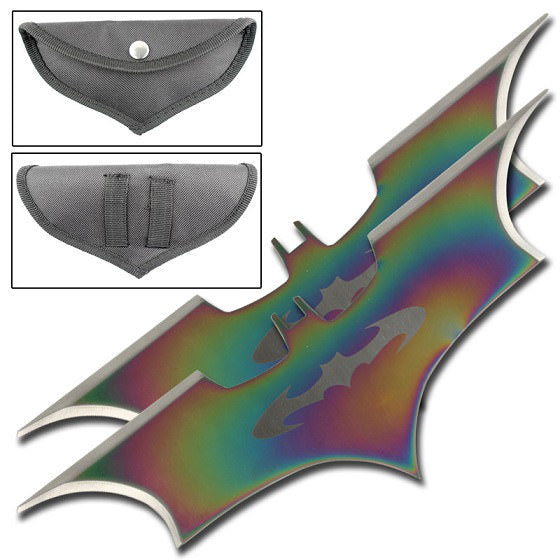 Fantasy Dark Bat Thrower Set Titanium - TOPHATTER'S ARMORY DEALS