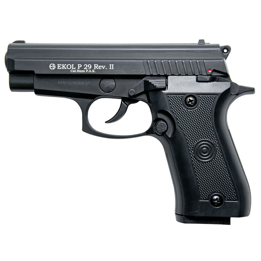 P29 Rev2 Semi Automatic Blank Firing Pistol Matte Black Finish - TOPHATTER'S ARMORY DEALS