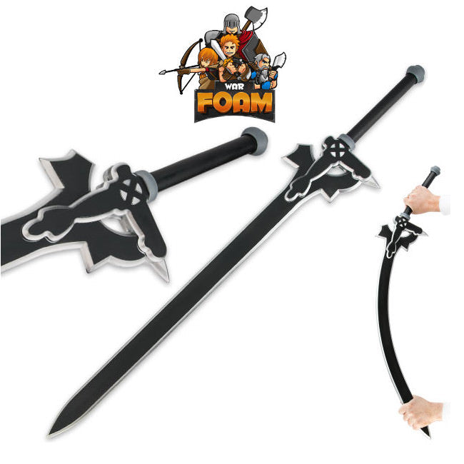 SAO Kiritos Elucidator Anime Foam Sword - TOPHATTER'S ARMORY DEALS