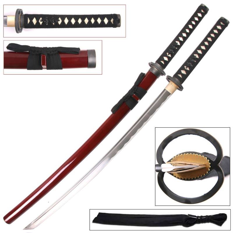 Carbon Steel Miyamoto Handmade Samurai Katana Sword - TOPHATTER'S ARMORY DEALS