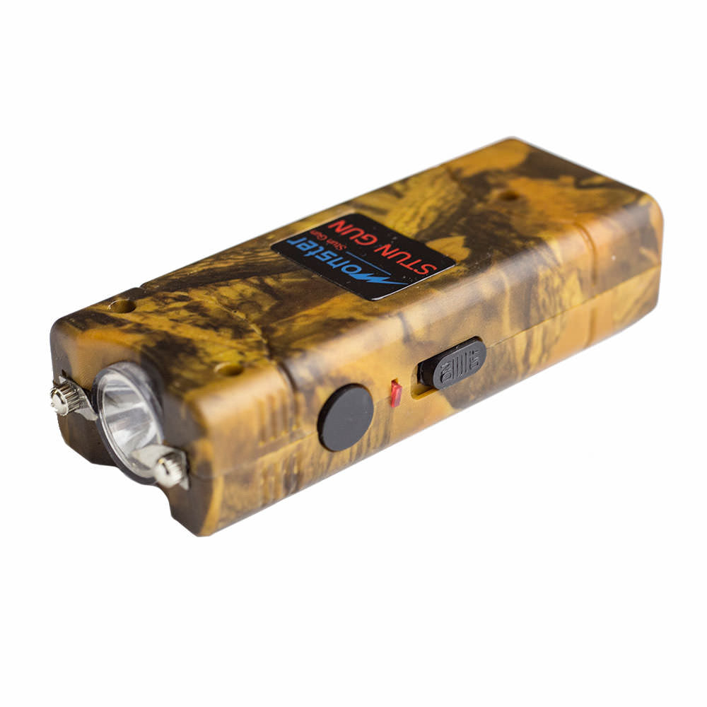 8 Million Volts Rechargeable Ultra Mini Camo Stun Gun With LED Light