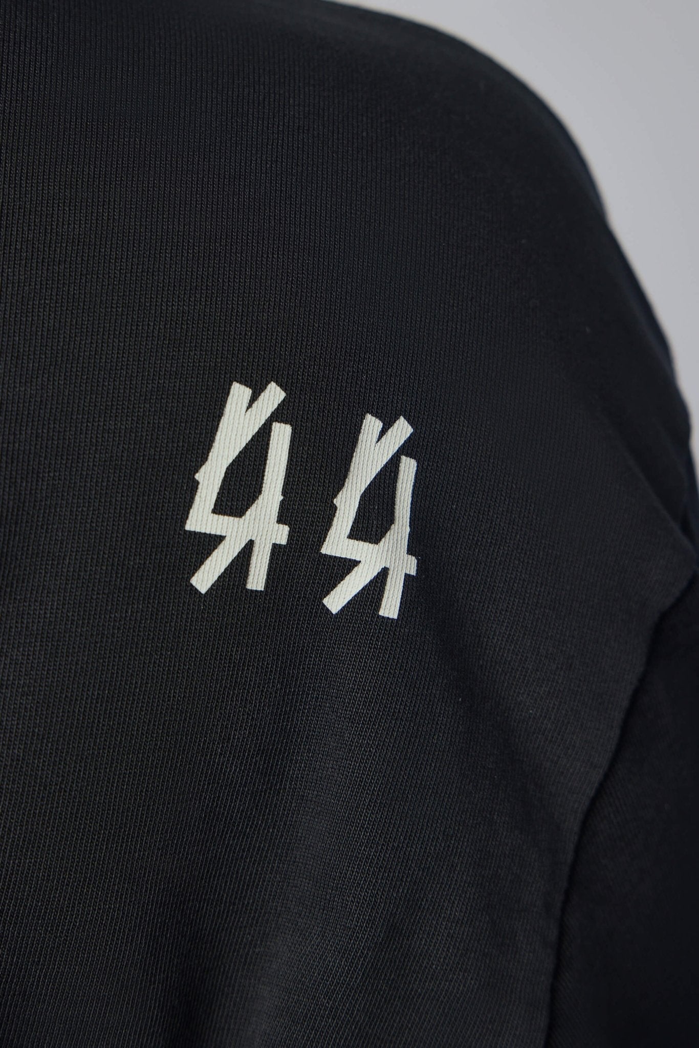 Tee Jersey Black + Label Dirty White