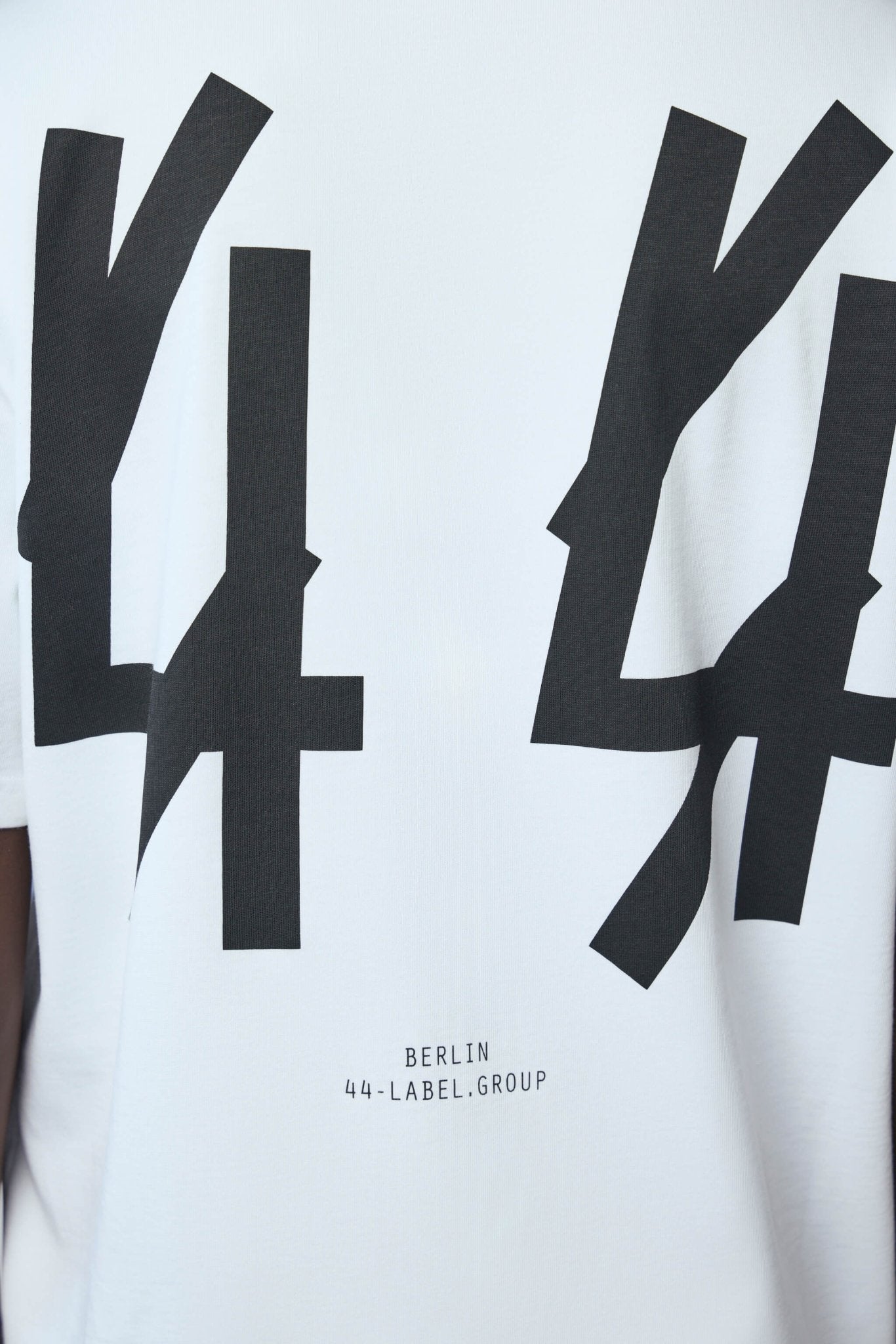 Tee Jersey Optical White + 44 Black