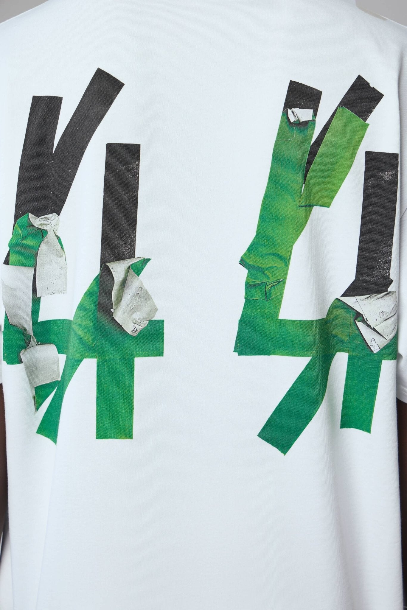 Tee Jersey Optical White + Tape Gaffa Green