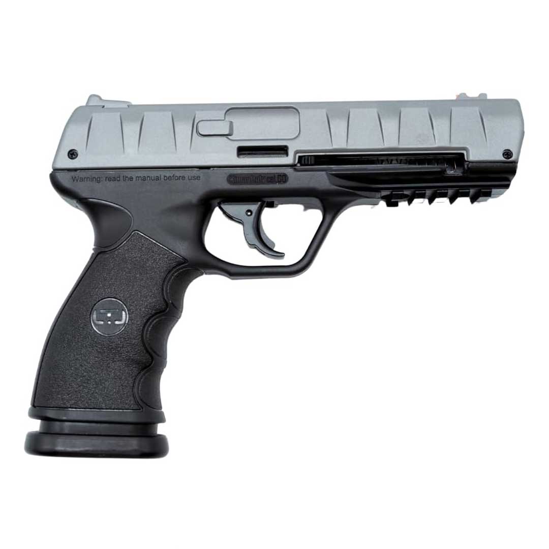 Bravo Grey 1.50 .50 Cal Self Defense Pepper Air Pistol Paintball Gun Marker Weapon