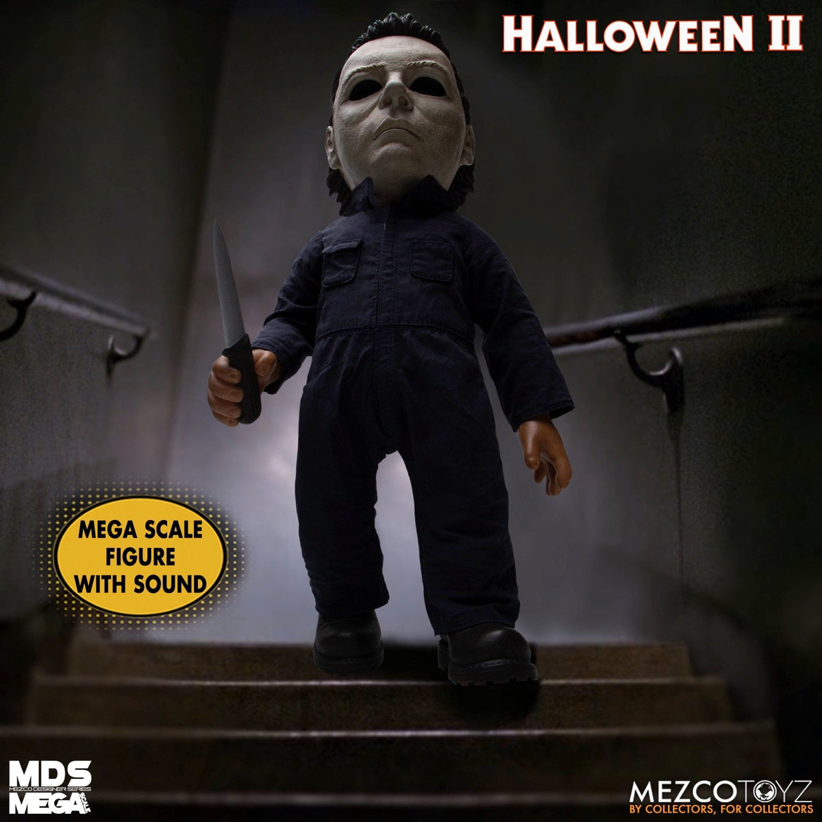 Halloween 2 - Michael Myers 15" Mezco Designer Series Mega Scale with Sound