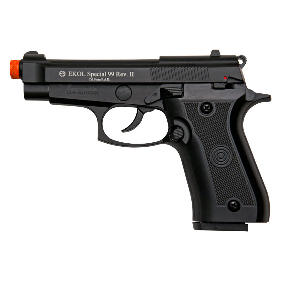 Special 99 REV2 Front Firing Blank Gun Matte Black Finish