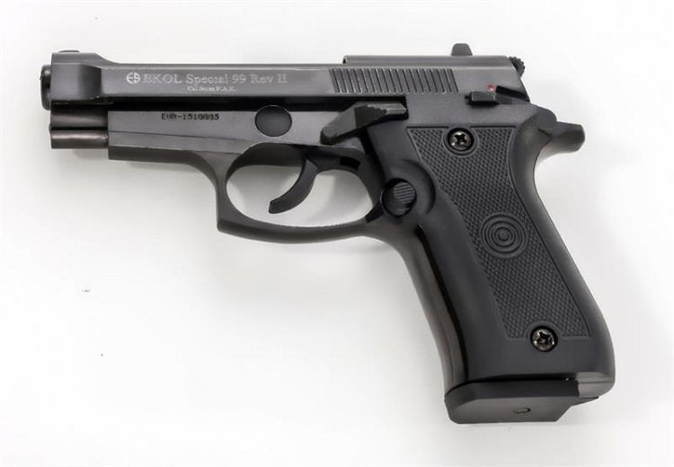 Special 99 REV2 Front Fire Blank Flare Gun Matte Black Finish