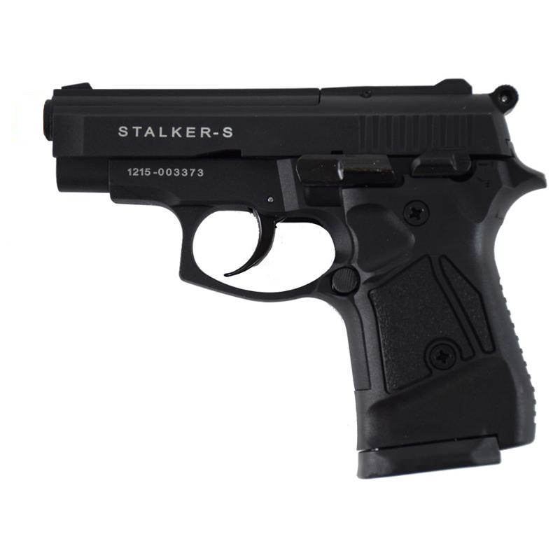 Stalker 914 Black Finish - Full Automatic 9mm Blank Firing Replica Gun