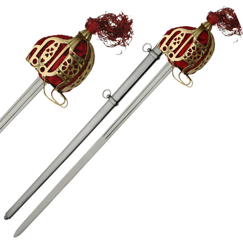 Scottish Basket Hilt Broad Sword - TOPHATTER'S ARMORY DEALS