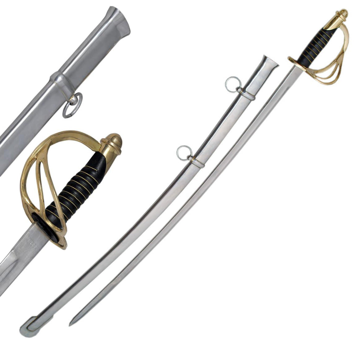 1860 Saber American Light Cavalry Sword - TOPHATTER'S ARMORY DEALS