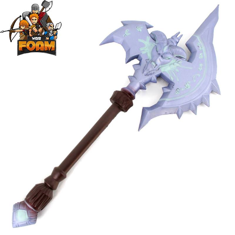36" Legendary Two Handed War Foam Battle Axe Costume Prop Weapon - TOPHATTER'S ARMORY DEALS
