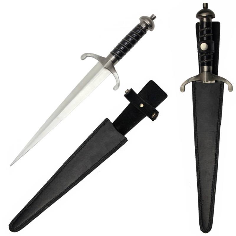 17 Inch Medieval Knight Sword Vendetta Dagger with Sheath - TOPHATTER'S ARMORY DEALS