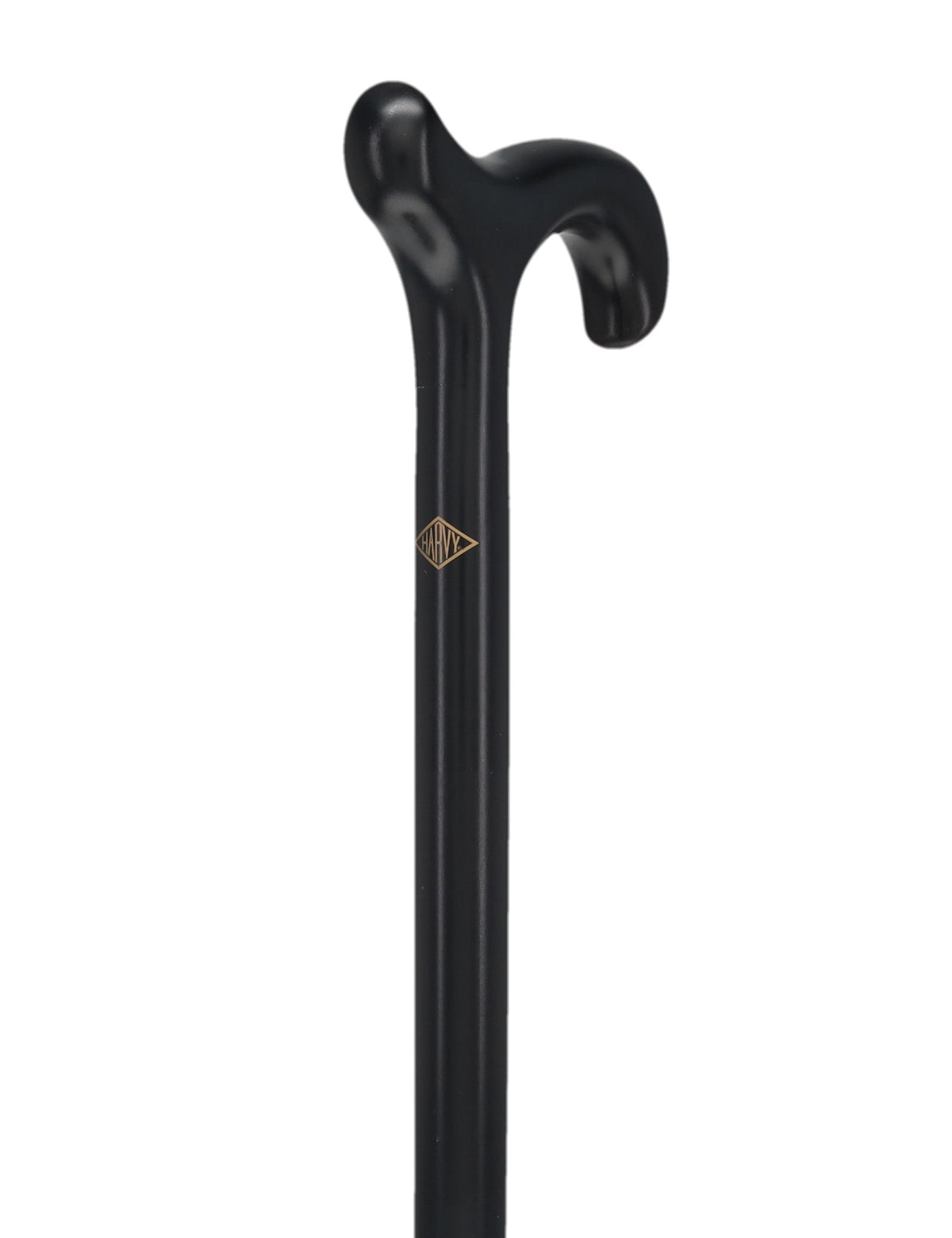 Elegant Black Derby Walking Cane: Beechwood