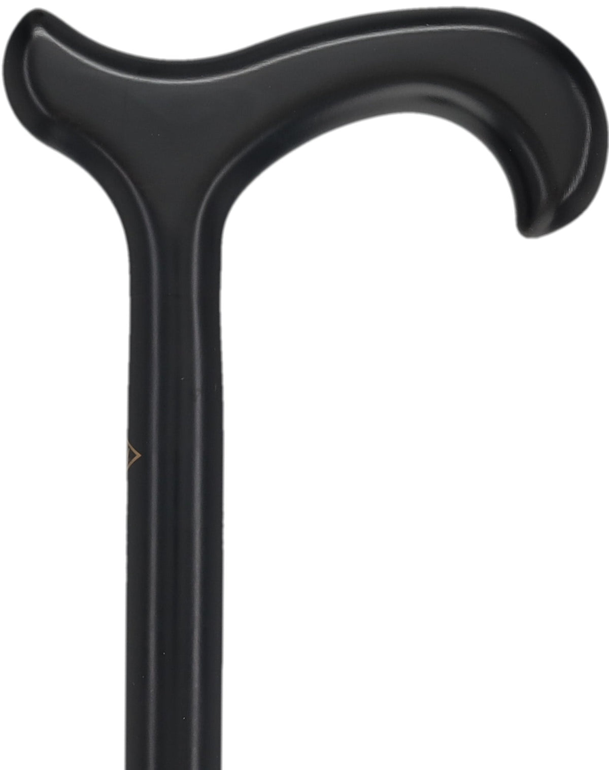 Elegant Black Derby Walking Cane: Beechwood