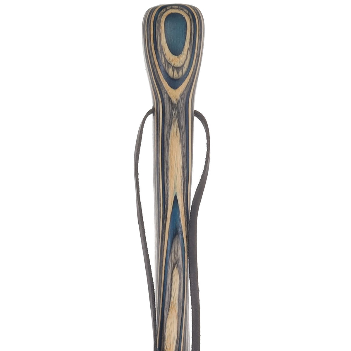 USA-Made Caribbean Wave Hiking Staff: Maple, Compass