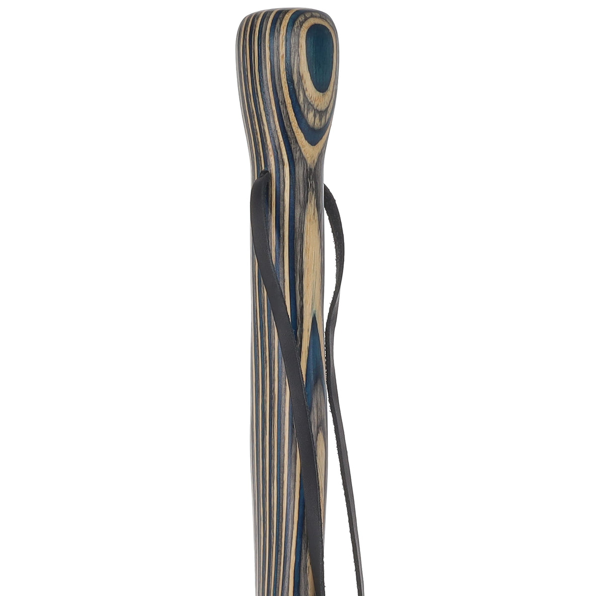 USA-Made Caribbean Wave Hiking Staff: Maple, Compass