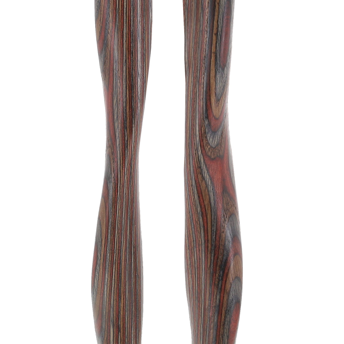 USA-Made Hiking Staff Royal Jacaranda Colorwood: Compass
