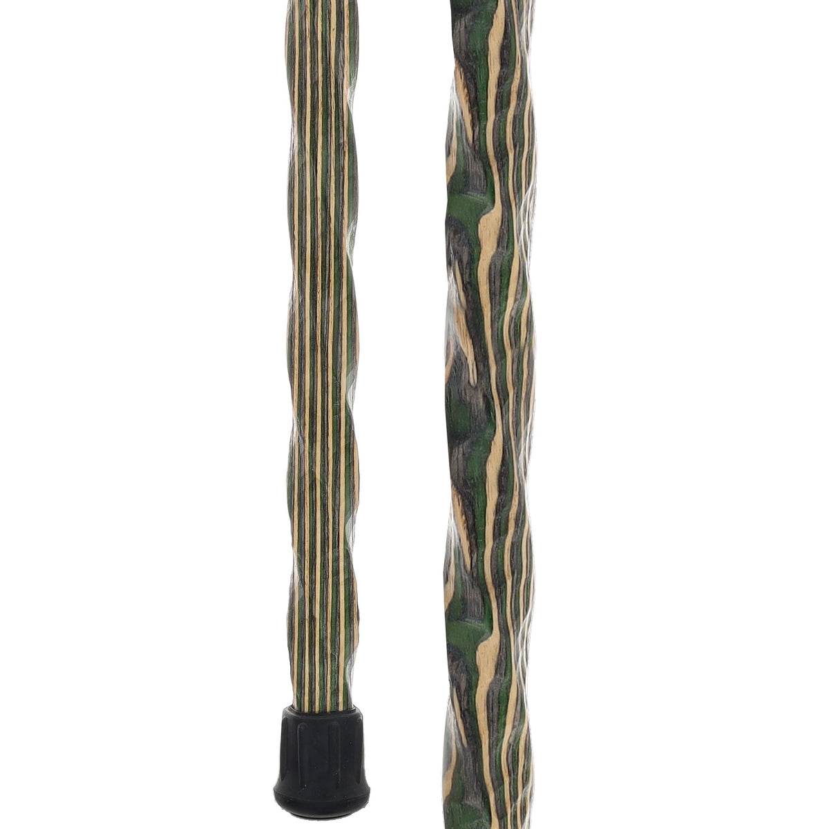 USA-Made Bean Colortone Hiking Staff: Rustic, Compass