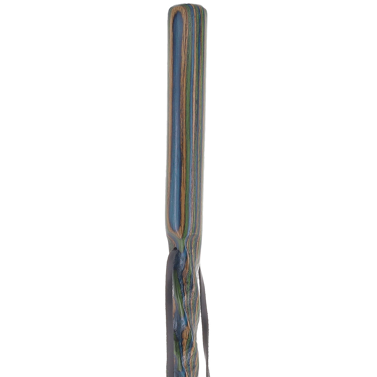 USA-Made Land & Sea Dark Colortone Hiking Staff: Rustic, Compass