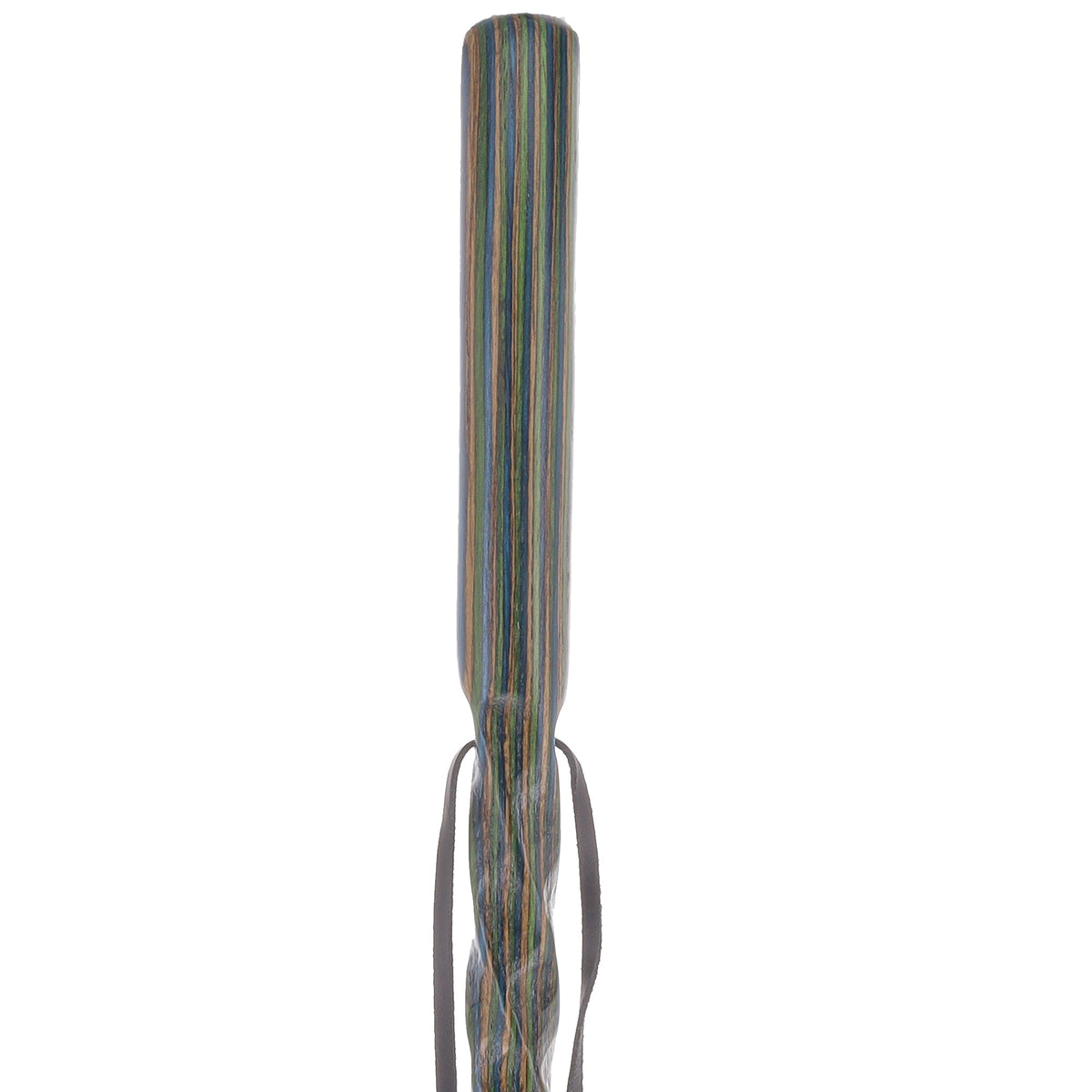 USA-Made Land & Sea Dark Colortone Hiking Staff: Rustic, Compass