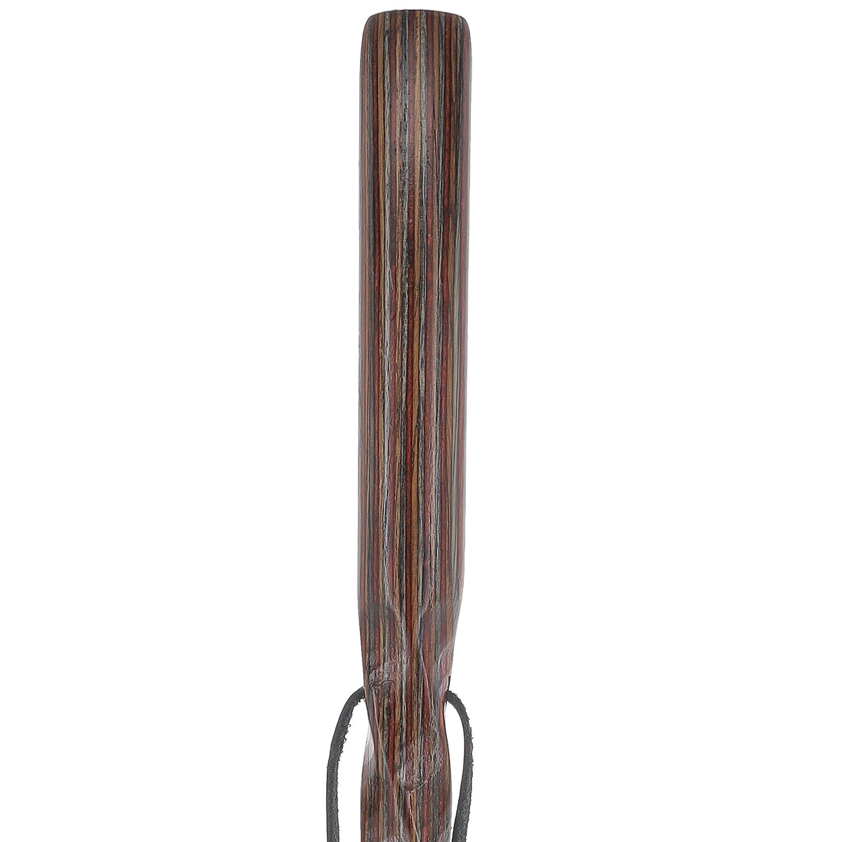 USA-Made Colortone Jacaranda Hiking Staff: Rustic with Compass