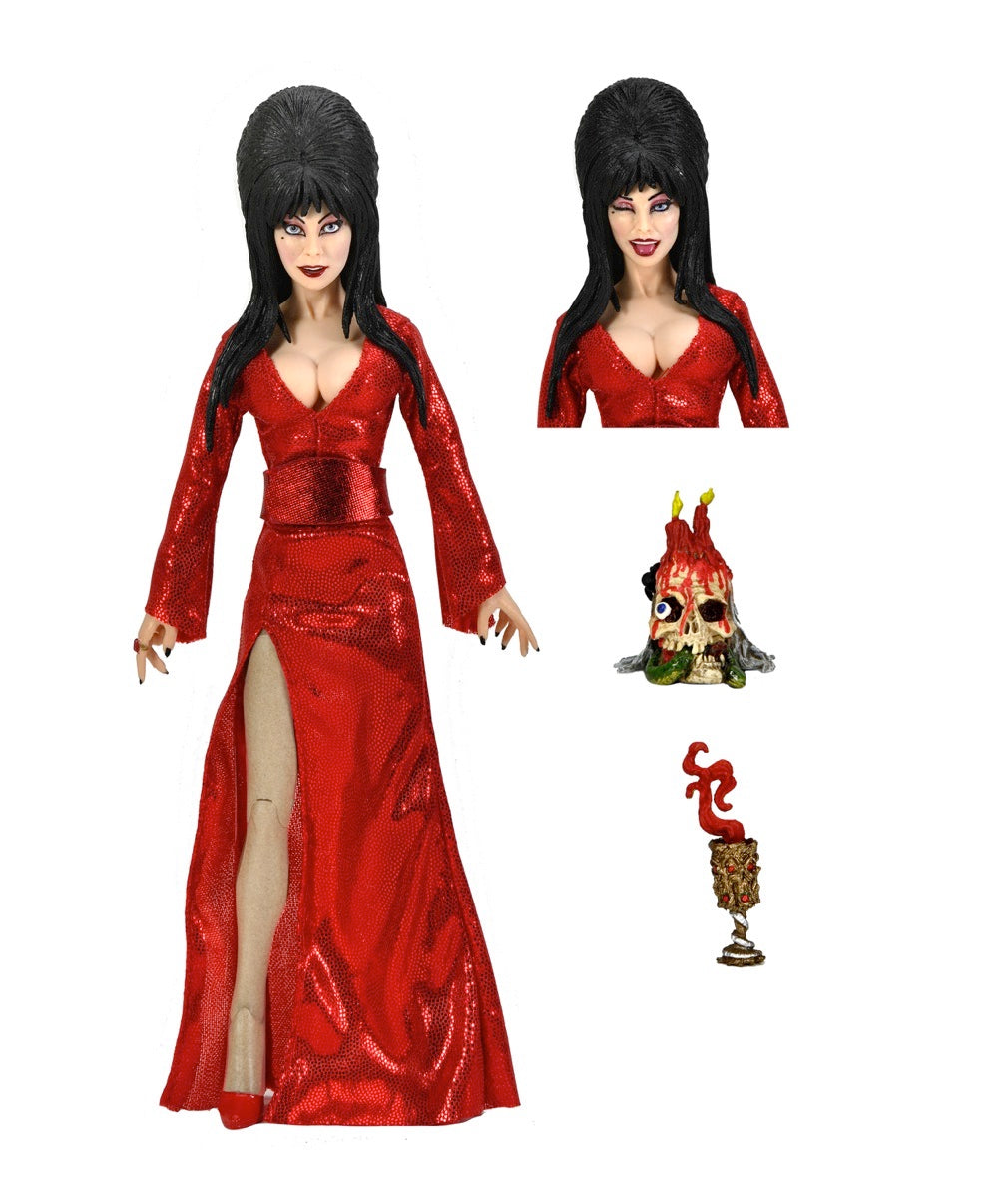 Elvira, Mistress of the Dark – Elvira (Red, Fright and Boo) Clothed Action Figure
