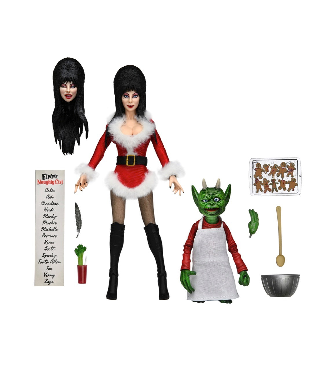Elvira's Very Scary Xmas – Deluxe Elvira Clothed Action Figure